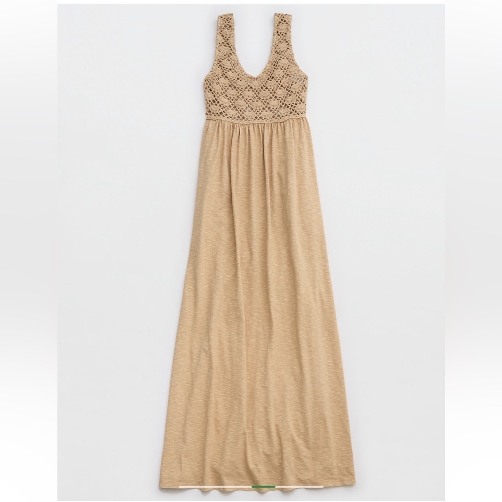 [Aerie] NWT Crochet Maxi Dress - Picture 4 of 7